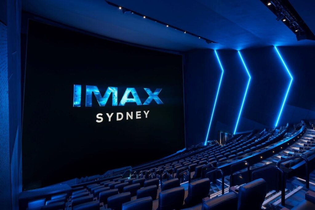 Commercial cinema refurbishment for IMAX Cinemas Sydney