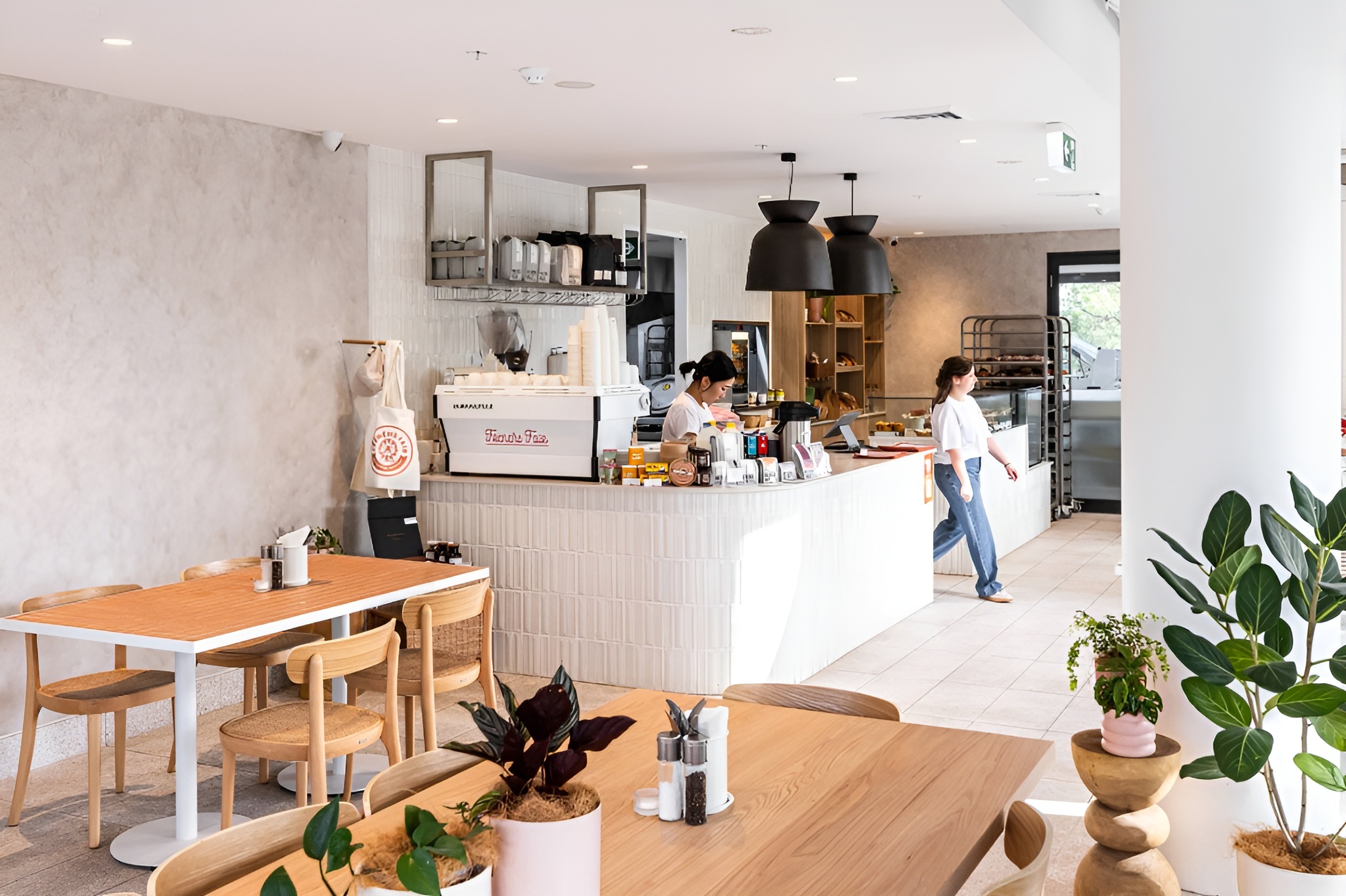 Retail café interior fit-out for Frenchs Fair Bakery Cafe by ABACORP commercial fit-out company