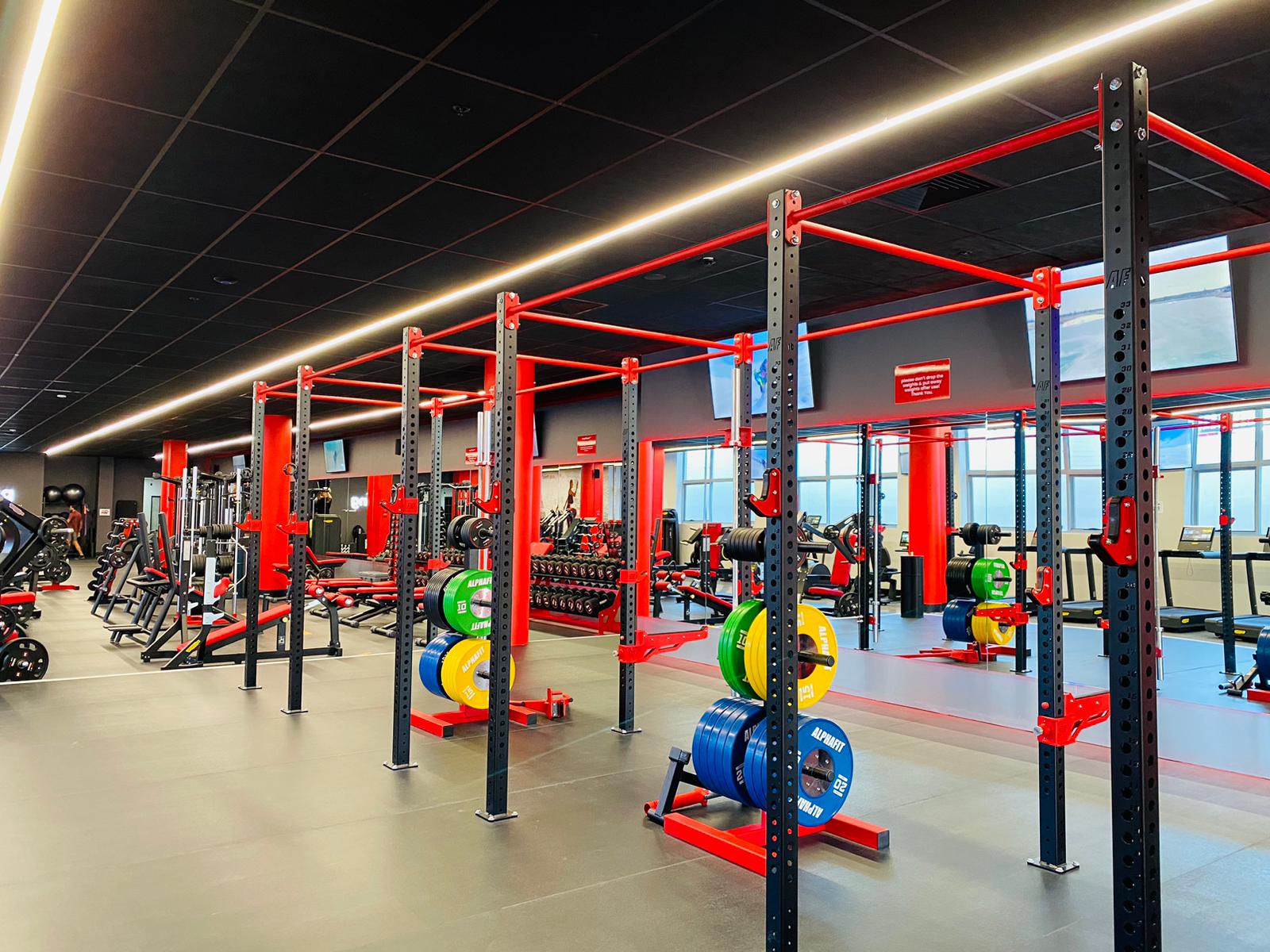 Commercial gym interior fit-out for Snap Fitness North Kellyville