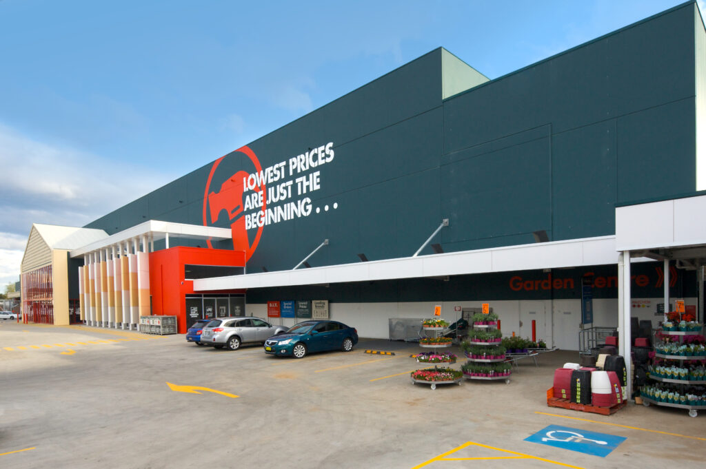 Industrial construction project for Bunnings Alexandria by ABACORP commercial construction company
