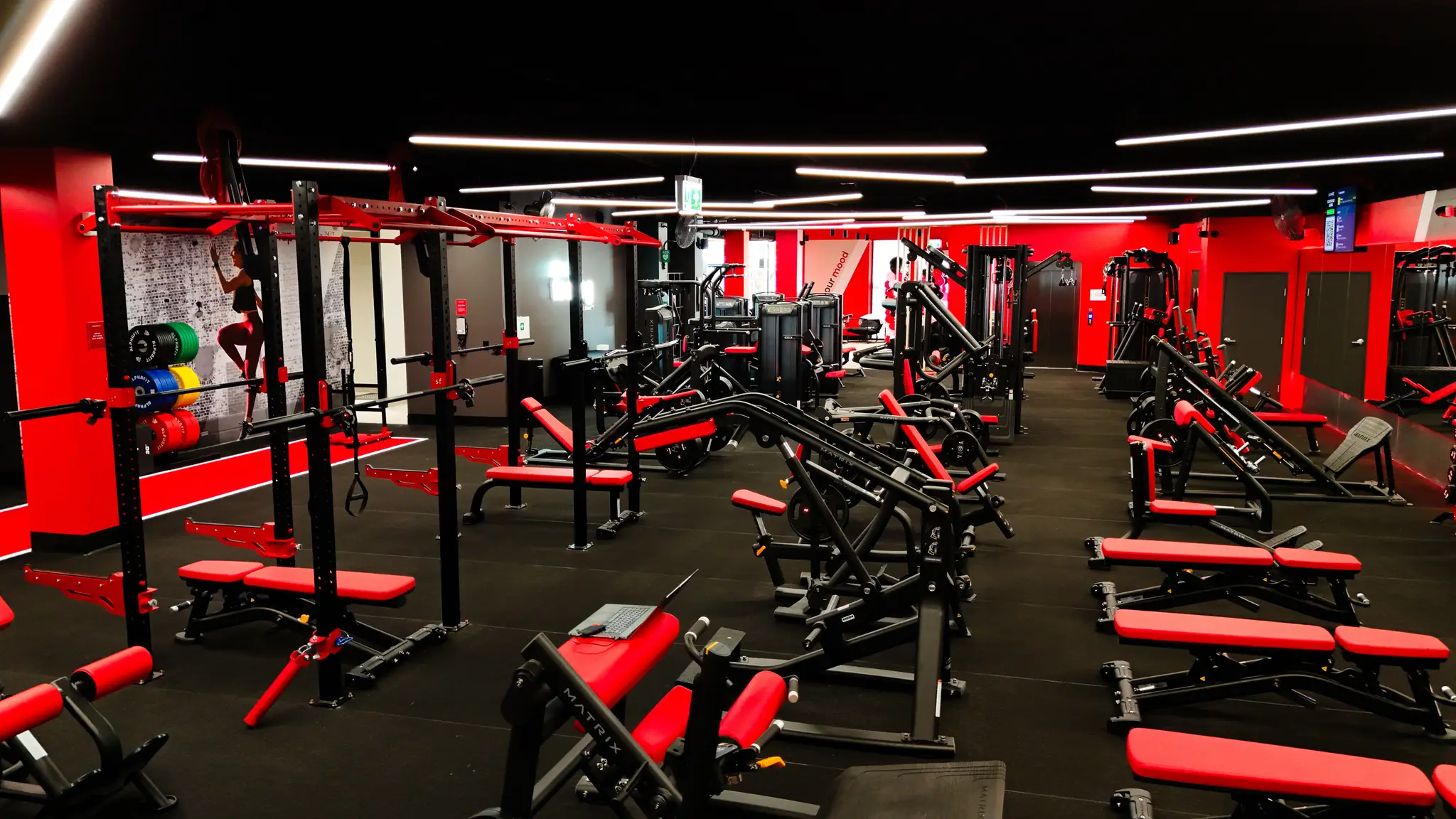 Commercial gym interior fit-out for Snap Fitness Concord West
