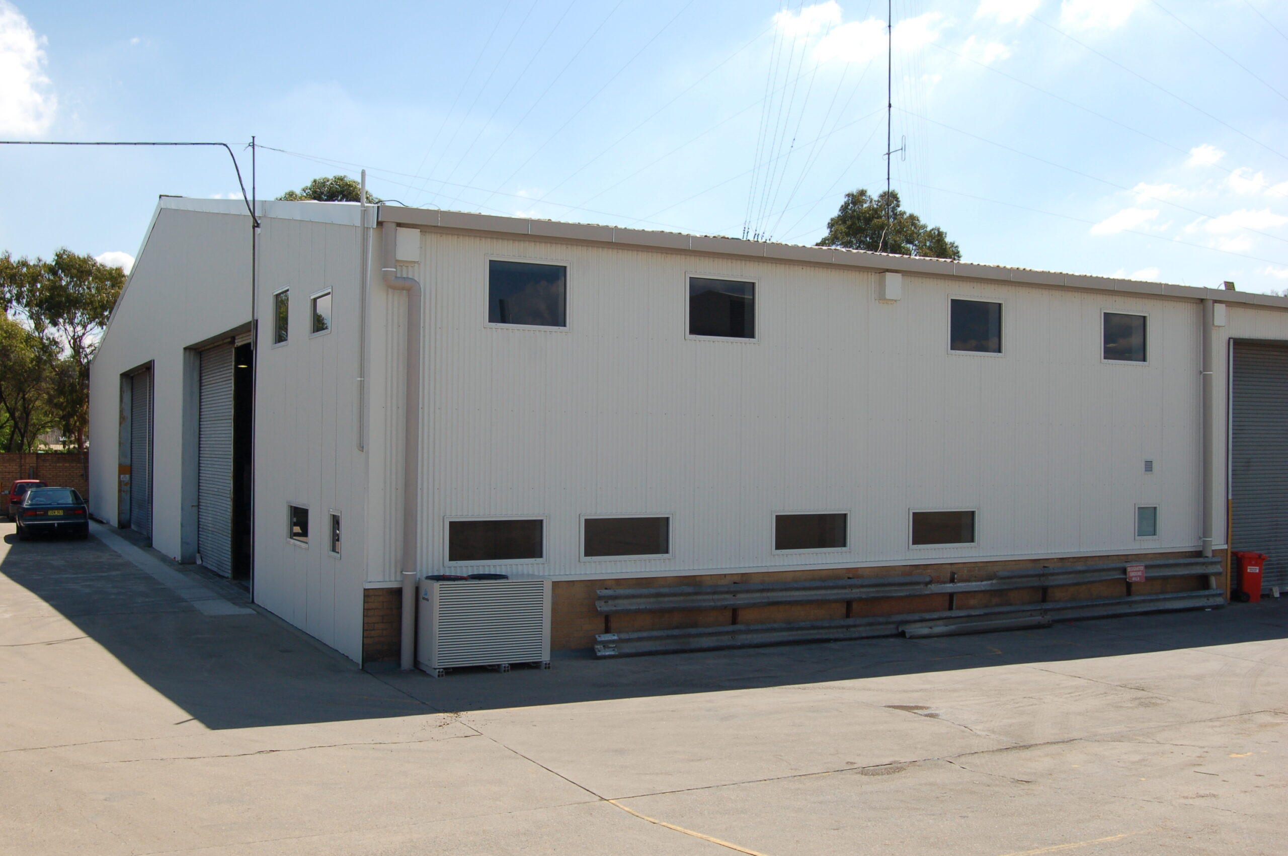 Industrial construction project for JL Pierce Transport Sydney by ABACORP commercial construction company
