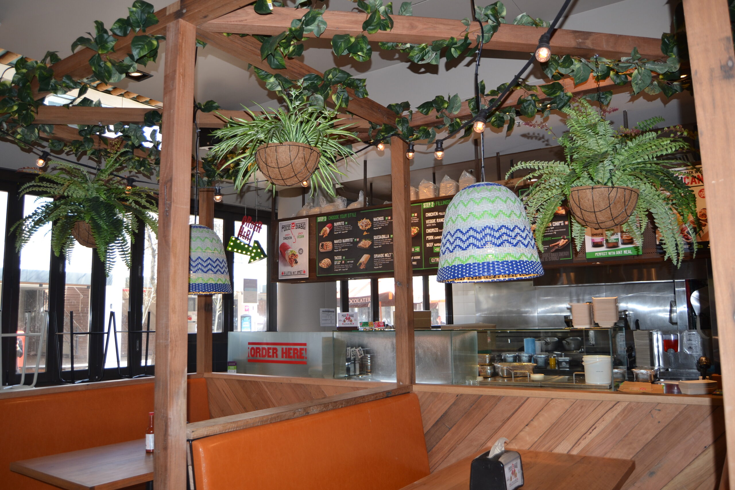Retail interior fit-out for MadMex Penrith by ABACORP commercial fit-out company