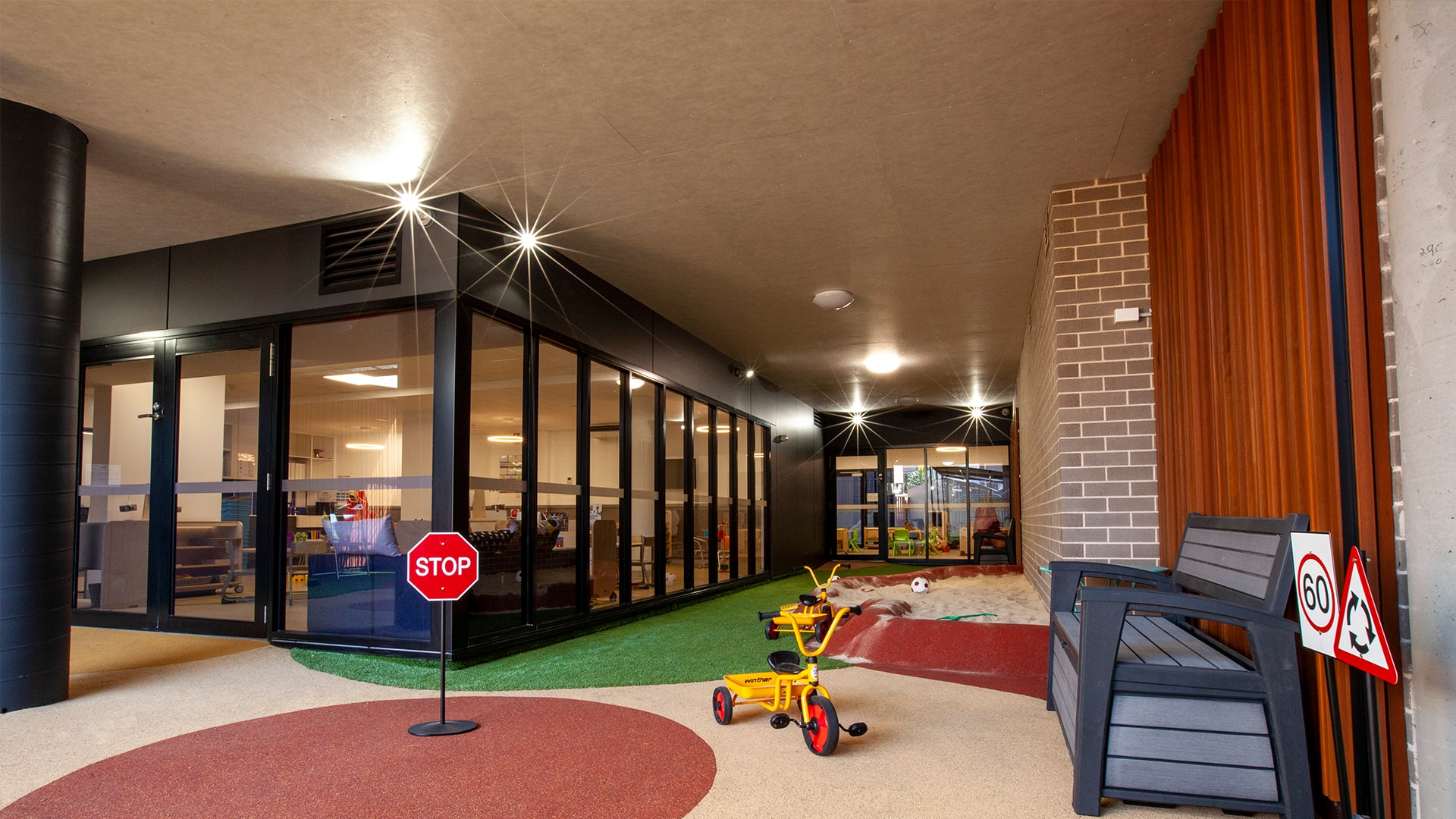 New build commercial project for Oz Education Homebush by ABACORP commercial construction company