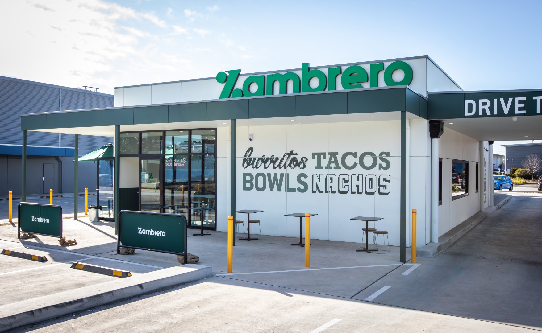 Retail interior fit-out for Zambrero Penrith by ABACORP commercial fit-out company